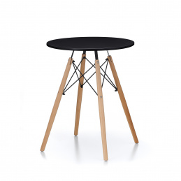 Aga Jídelní stůl 60 cm Černý