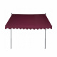 Aga Teleskopická markýza 300x120 cm Vínová