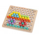 Aga Vzdělávací Montessori kuličková Mozaika 77ks