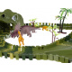 Dinosauří autodráha 240 dílků Kruzzel 17248