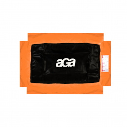 Aga Kryt pružin na obdélníkovou trampolínu 122x183 cm Oranžový