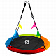 Aga Závěsný houpací kruh 120 cm Čtyřbarevný s vlajkami
