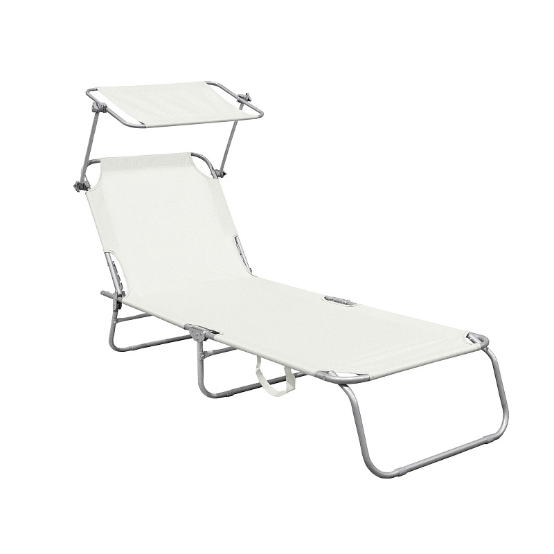 Linder Exclusiv Zahradní lehátko se stříškou Béžové