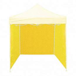 Aga Bočnice k prodejnímu stánku 2x2m Žlutá