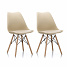 Aga 2x Jídelní židle MR2035 Béžová Aga 2x Jídelní židle MR2035 Béžová