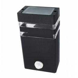 LED venkovní svítidlo INEZ černé PIR - 1 x GU10 - 230V