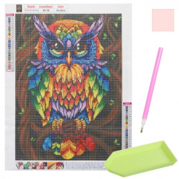 Malatec 17012 Diamantové malování 5D - Sova