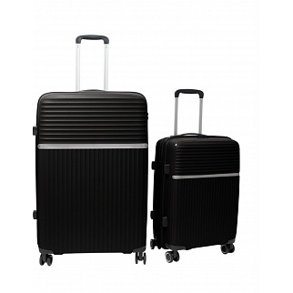 Aga Travel Sada cestovních kufrů MR4679 Černá  L+S - II. JAKOST
