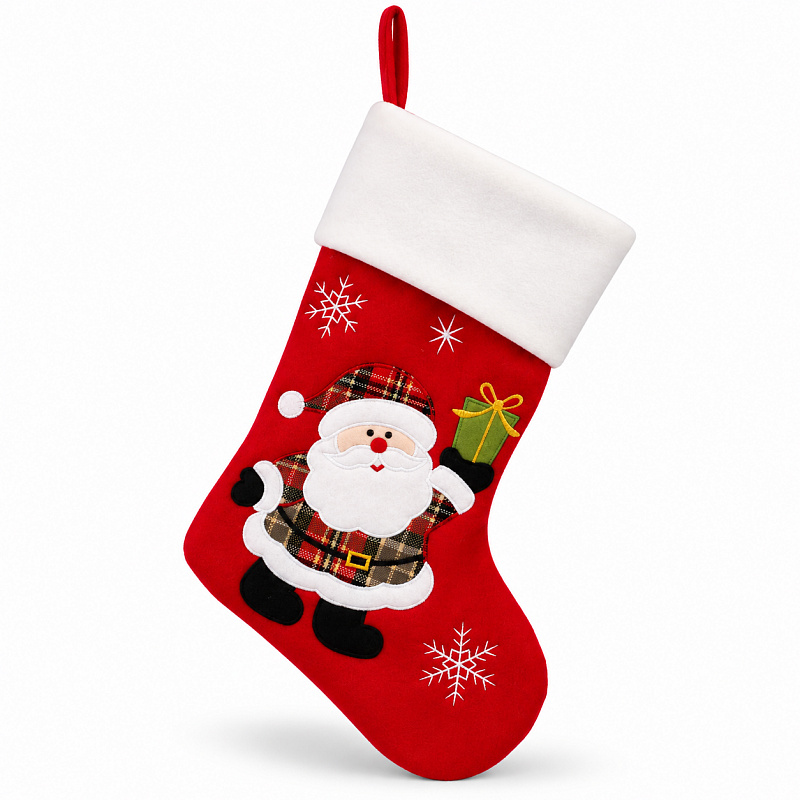 Aga Vánoční punčocha 45 cm Santa