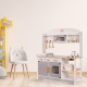 Aga Dětská dřevěná kuchyňka MDF MODERN CLASSIC s příslušenstvím