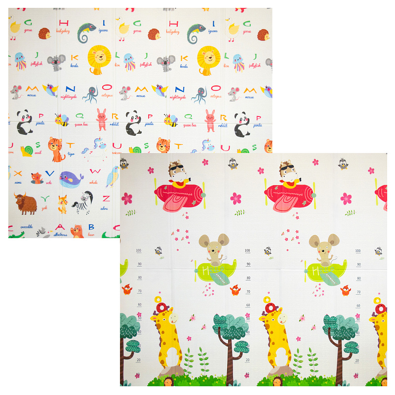 Aga4Kids Dětská skládací pěnová podložka 200x180 cm 6DZ147 - II. JAKOST
