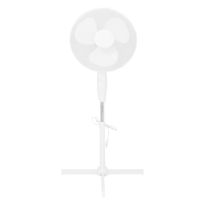 Aga Stojanový ventilátor 40 cm Bílý 6DAZ439 - II. JAKOST
