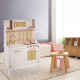 Aga Dětská dřevěná retro kuchyňka MDF BOHO s příslušenstvím