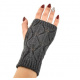 Zimní rukavice na dotykové displeje 2v1 šedá ISO 6412