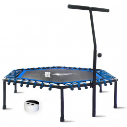 Aga Smart FITNESS Trampolína 130 cm Blue + madlo