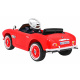BMW 507 Retro dětské elektrické auto červené + LED audio + dálkové ovládání + eko kůže + EVA + pomalý start