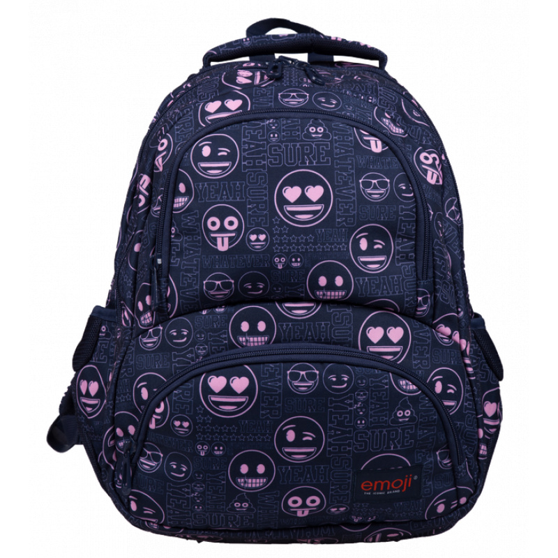 St.RIGHT Školní batoh čtyřkomorový Emoji