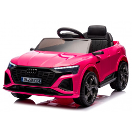 AUDI SQ8 RŮŽOVÉ Auto na akumulátor EVA Kůže pilot Akumulátor lithiový-iontový