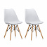 Aga 2x Jídelní židle MR2035 Bílá Aga 2x Jídelní židle MR2035 Bílá