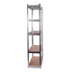 Aga Kovový regál 180x90x40 cm 5 polic