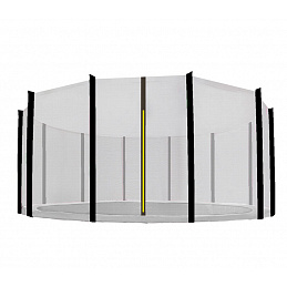 Aga Ochranná síť 500 cm na 12 tyčí Černá síť / Černá