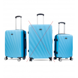 Aga Travel Cestovní kufry, vel. M+S Modrá 2CZ046 - II. JAKOST