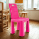 Doloni Dětská plastová židle Růžová