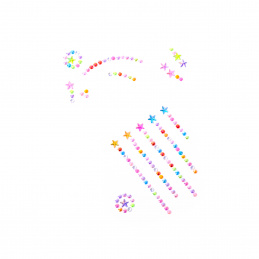 Aga4Kids Samolepící kamínky DS8113AY