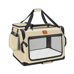 Tresko Přepravka pro psy a kočky 92x63x63 cm Béžová