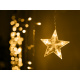Aga LED Světelný závěs Hvězdy 2,5 m 138 LED Teplá bílá