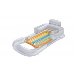 BESTWAY 43028 Nafukovací židle s matrací šedá