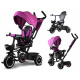 Tiny Bike 3v1 Tříkolový kočárek se stříškou SP0650 Violet