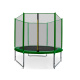 Aga SPORT PRO Trampolína 150 cm Dark Green + ochranná síť