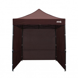 Aga Nůžkový stánek 3x3m Hnědý