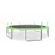 Aga SPORT PRO Trampolína 500 cm Light Green + ochranná síť  + žebřík + kapsa na obuv