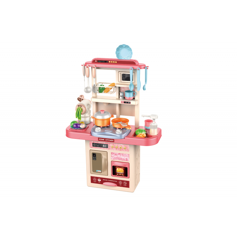 Aga4Kids Plastová kuchyňka FUN COOKING Růžová