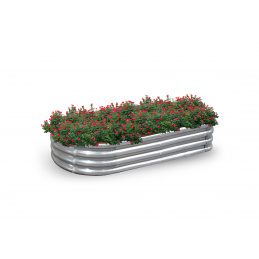 Aga Vyvýšený záhon 120x60x29 cm pozinkovaná ocel