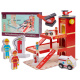 Aga Dětská dřevěná garáž GANAO - Hasičský sbor