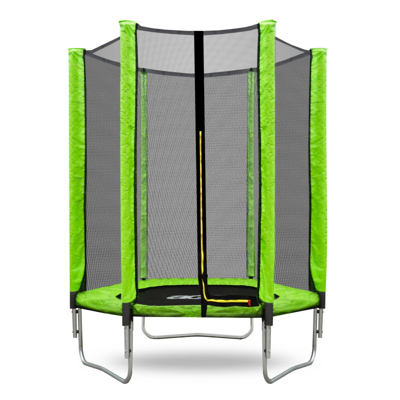 Aga SPORT TOP Trampolína 150 cm Světle zelená + ochranná síť