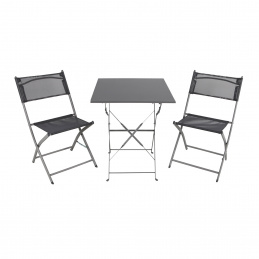 Linder Exclusiv Zahradní sestava BISTRO SET Šedý