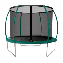 Aga SPORT EXCLUSIVE Trampolína 250 cm Tmavě zelená + ochranná síť