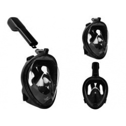 Obličejová šnorchlovací maska L/XL Černá ISO