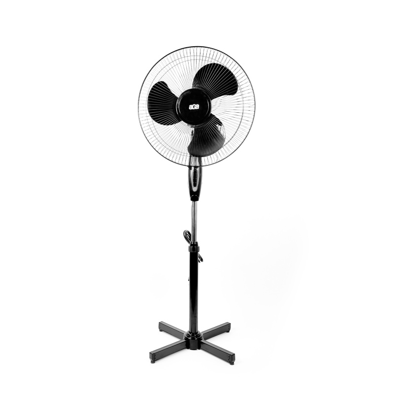 Aga Stojanový ventilátor 43 cm Černý