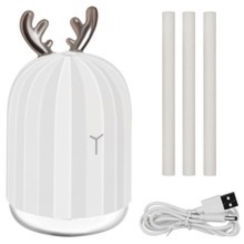 Zvlhčovač vzduchu USB, 220 ml Bílý Malatec 16365