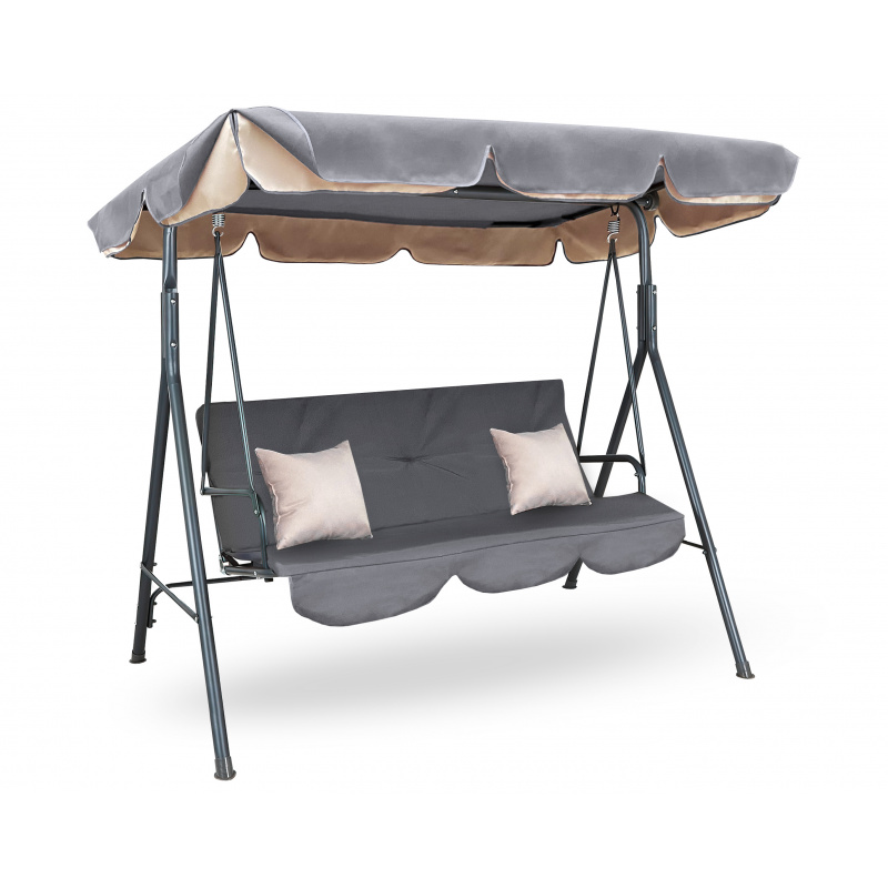 Aga Zahradní houpačka Majka Tmavě šedá