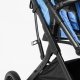 Aga Sportovní kočárek Černo/Modrý
