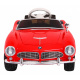 BMW 507 Retro dětské elektrické auto červené + LED audio + dálkové ovládání + eko kůže + EVA + pomalý start
