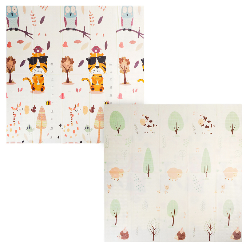 Aga4Kids Dětská skládací pěnová podložka 200x180 cm 6DZ130 - II. JAKOST