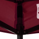 Aga Prodejní stánek bez bočnic 3×3 m Tmavě červený
