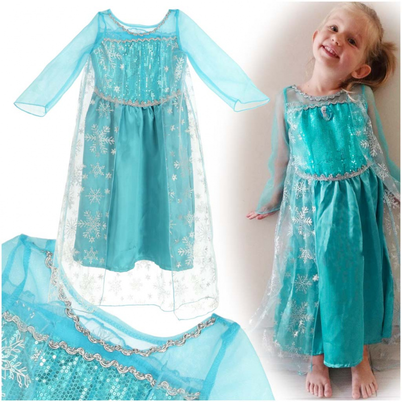 Aga Karnevalový kostým Elsa Frozen Ledové království 120cm